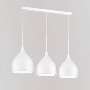 white pendant lights for kitchen island