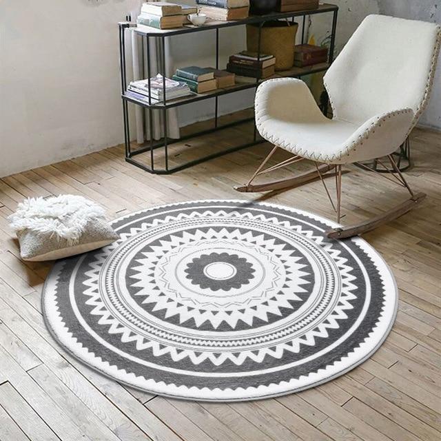 Modern Nordic Round Rug Lala Lamps Store