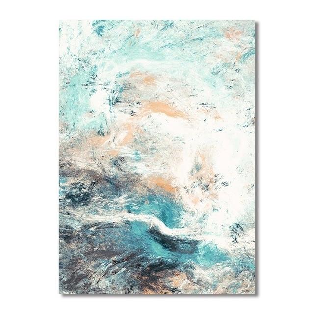 abstract canvas painting