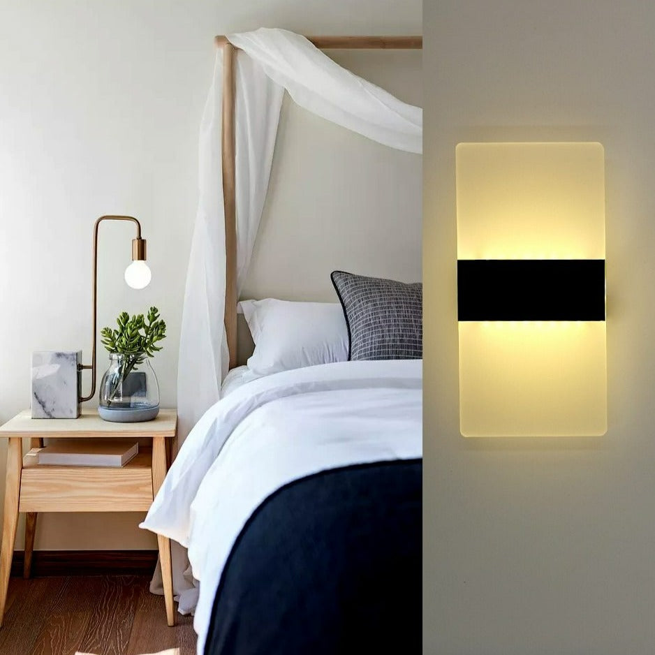 sconce light for bedroom rectangle wall light