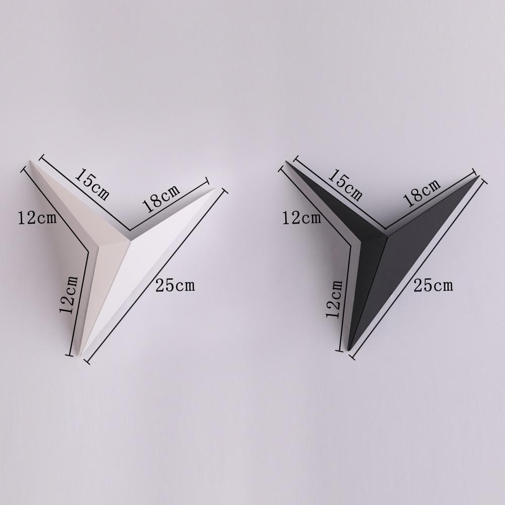 wall triangle lights