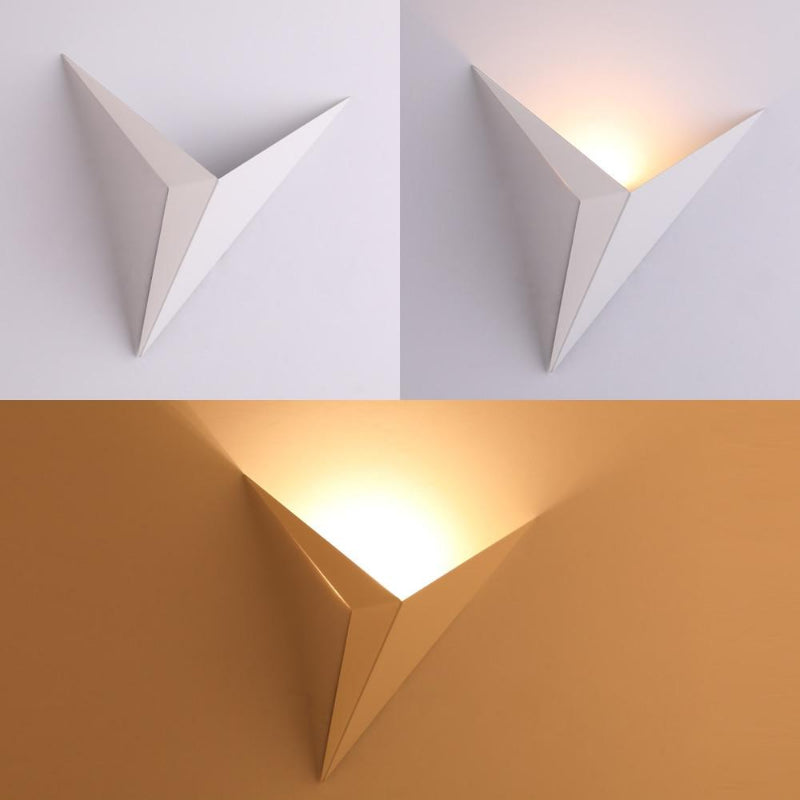 Modern Triangle LED Wall Light - Minimalist & Stylish Wall Lamp ...