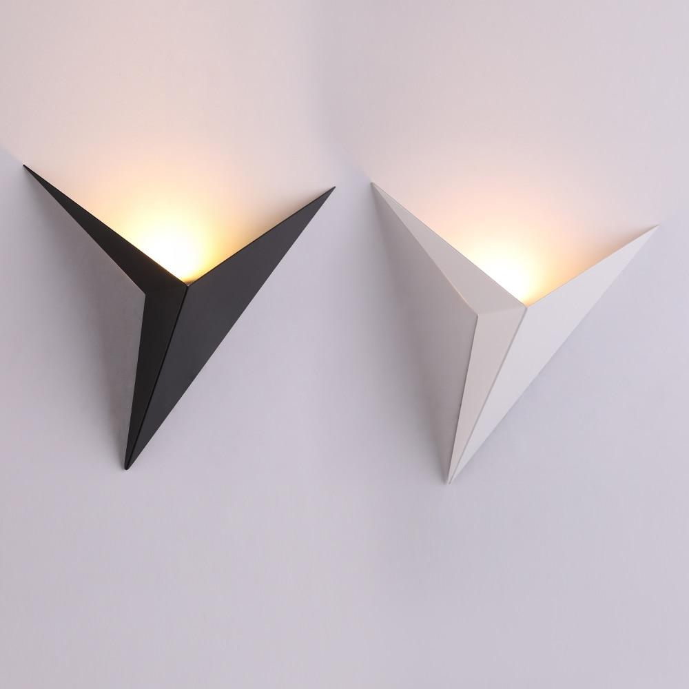 led triangle wall lights