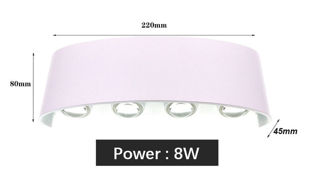 modern led outdoor wall lights​