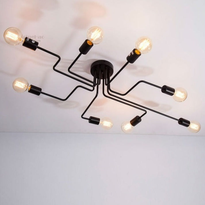 modern sputnik ceiling light