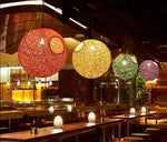 modern string ball light fixture