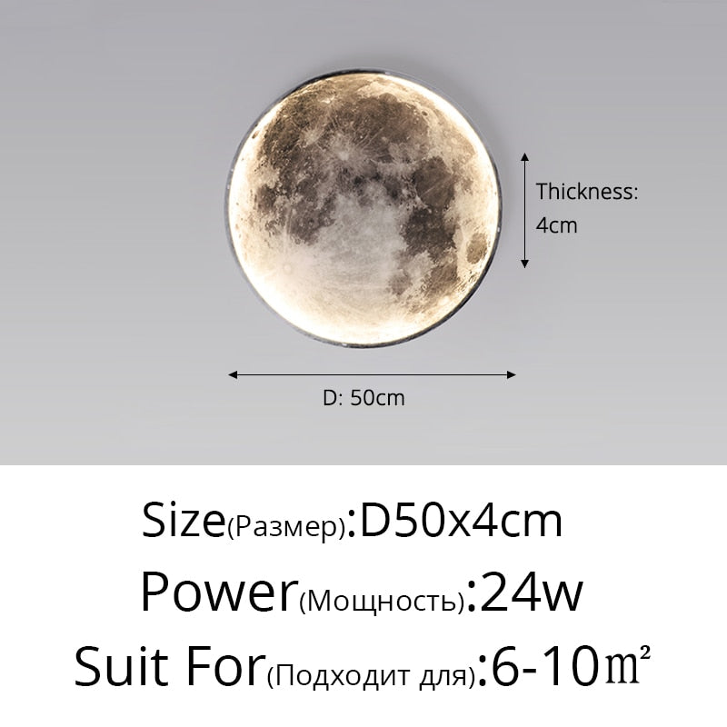 moon wall light 19.68 inch