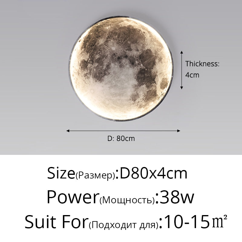moon wall light 31.49 inch
