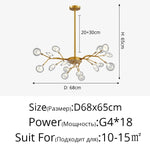 natural branch chandelier