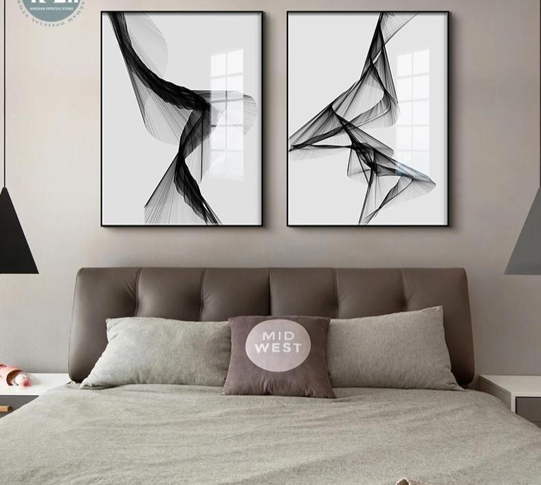 Nordic Black White Wall Art - Lala Lamps Store