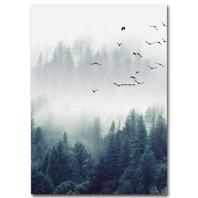 forest art painting