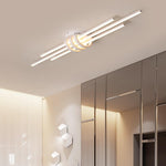 flush mount chandelier with soft LED illumination