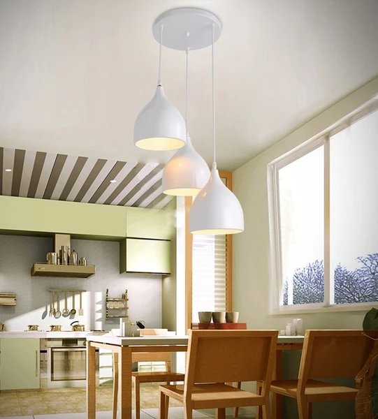 pendant light over kitchen island