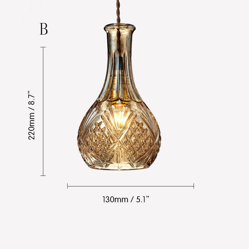 pendant lights for bar amber