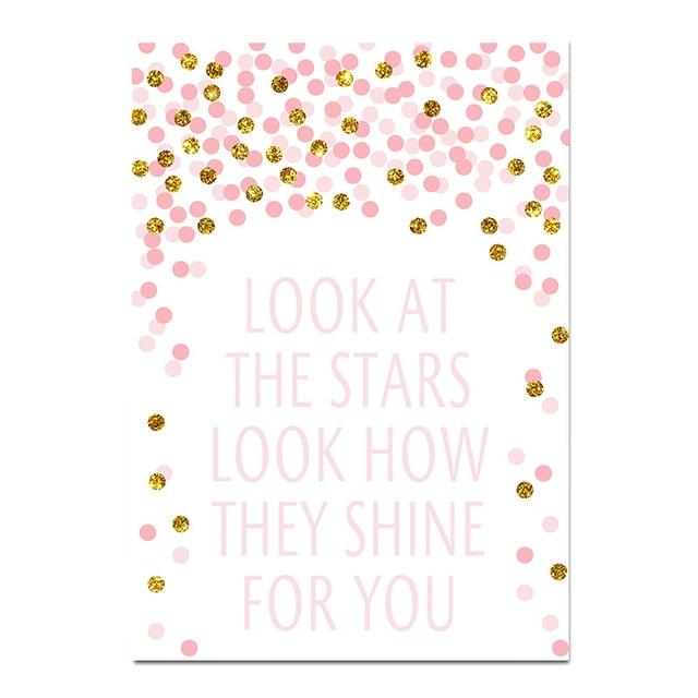Pink Unicorn Canvas Wall Art - Lala Lamps Store