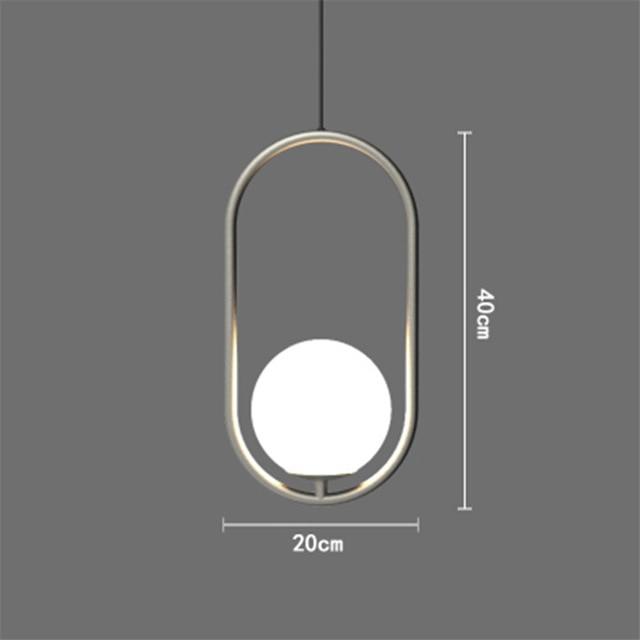 oval milk glass pendant light