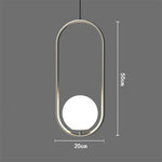 oval milk glass pendant light