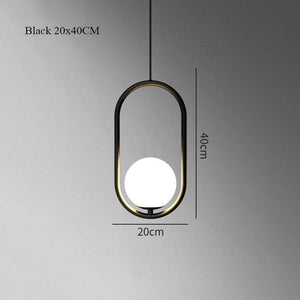 oval milk glass pendant light