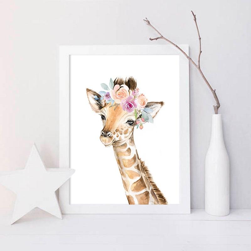 giraffe wall art