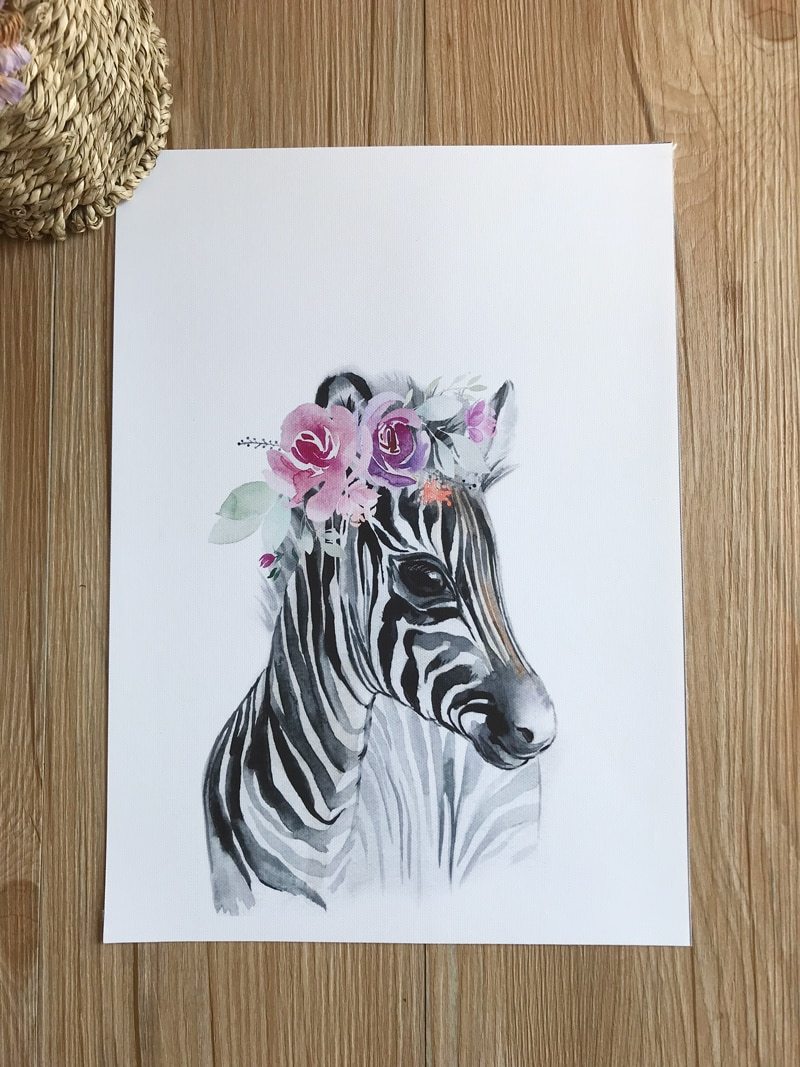 zebra canvas prints