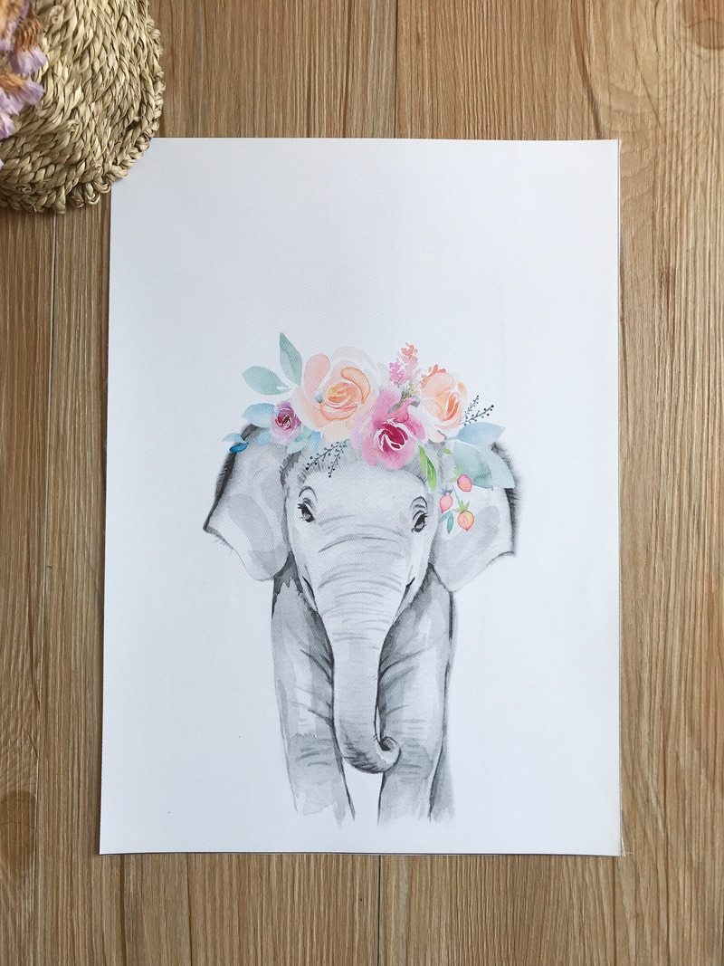 elephant wall art