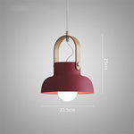 red scandinavian pendant light | Lighting Homei