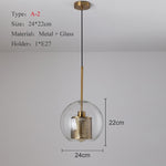 glass globe chiswick pendant light