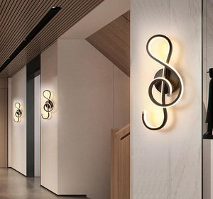 Meandering LED Light Wall
