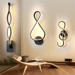 Meandering LED Wall Light