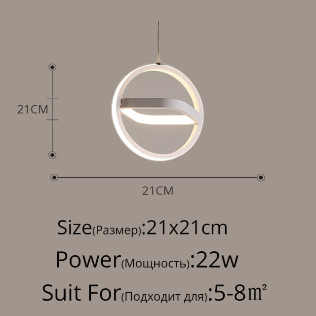 round hanging light fixture