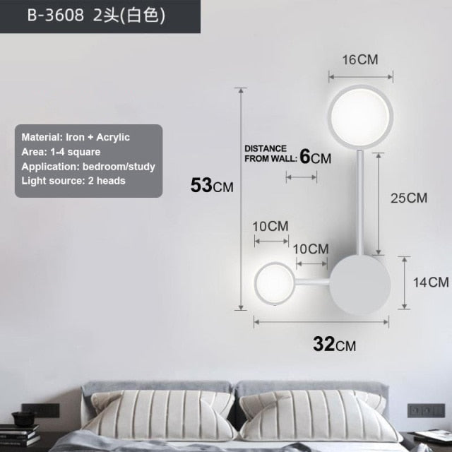 round wall lamp