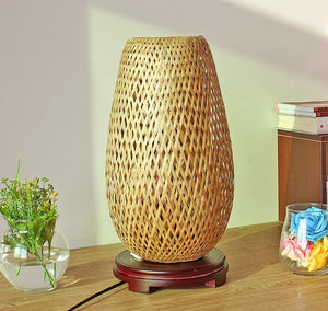 bamboo lamp table