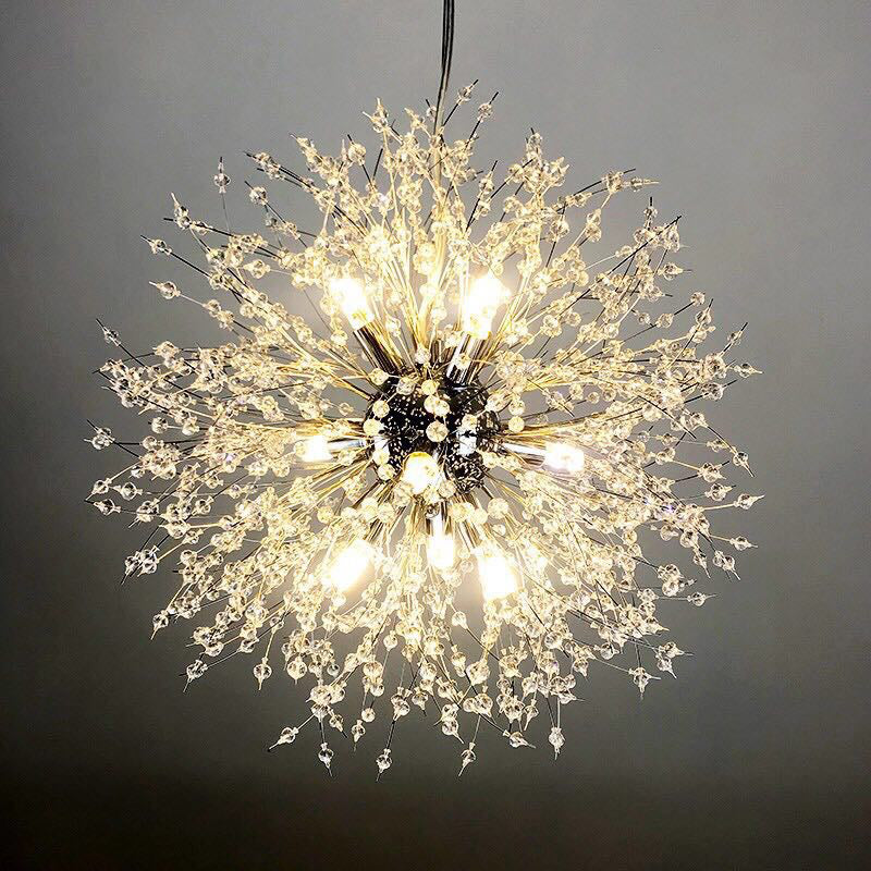 firework crystal chandelier