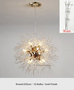 firework light chandelier