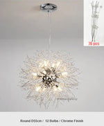 firework crystal chandelier for dining room