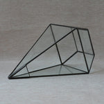 Pyramid Glass Geometric Terrarium Box - Lala Lamps Store