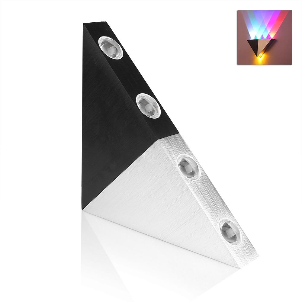 led triangle wall lights