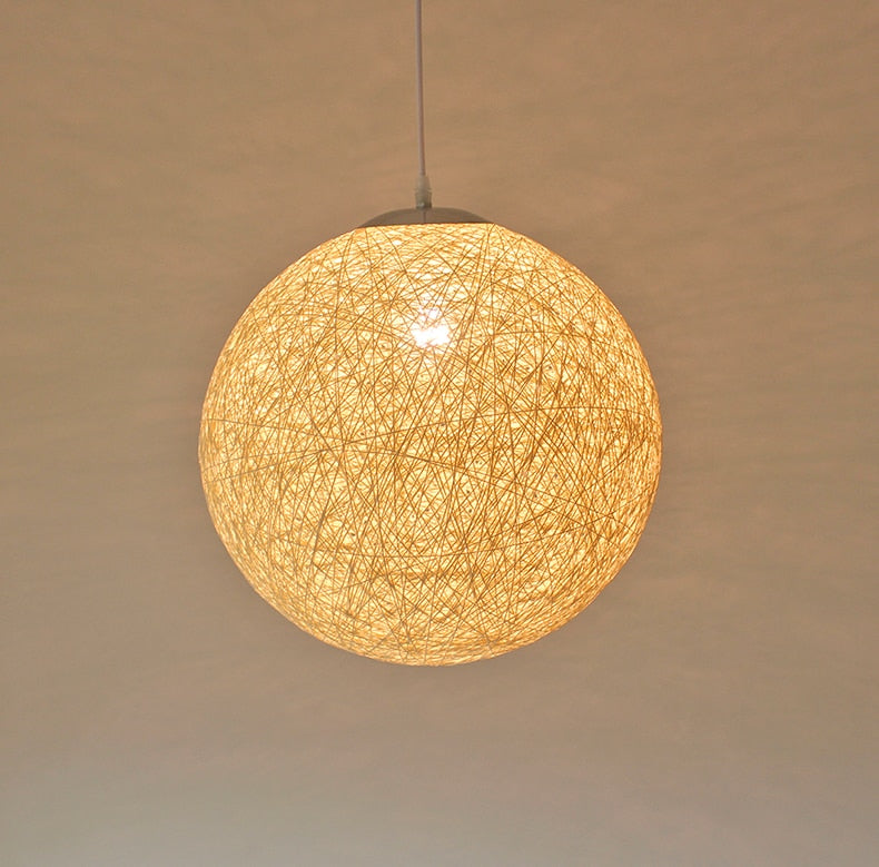 rattan pendant lighting