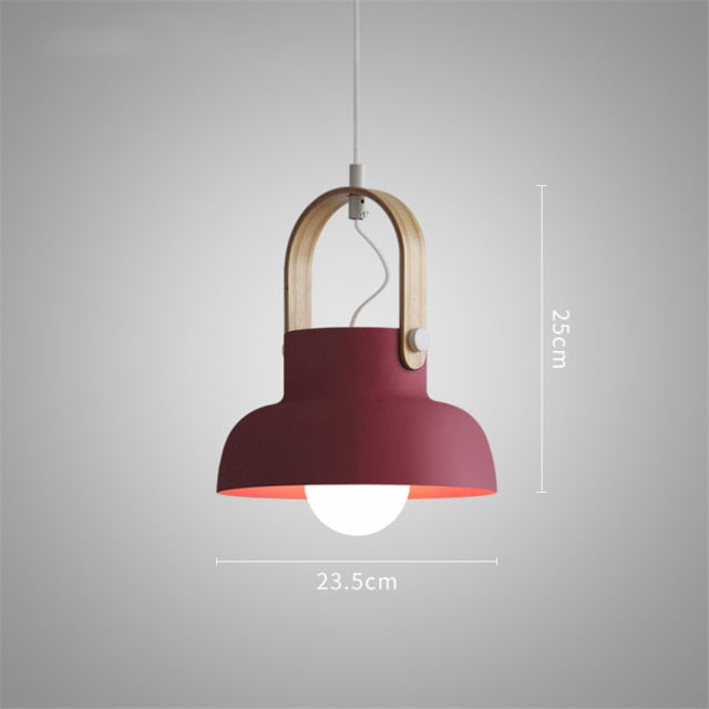 red nordic pendant light fixture | Lighting Homei