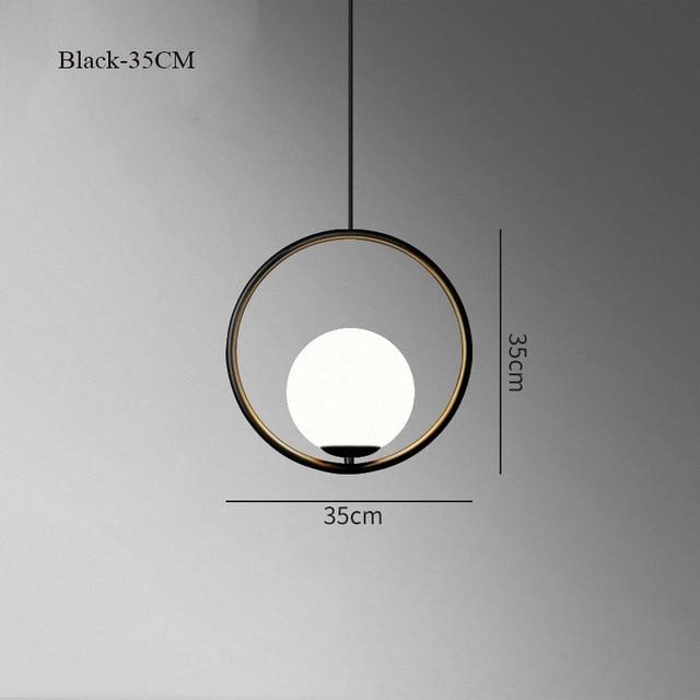 milk glass globe pendant light modern design