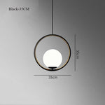milk glass globe pendant light modern design