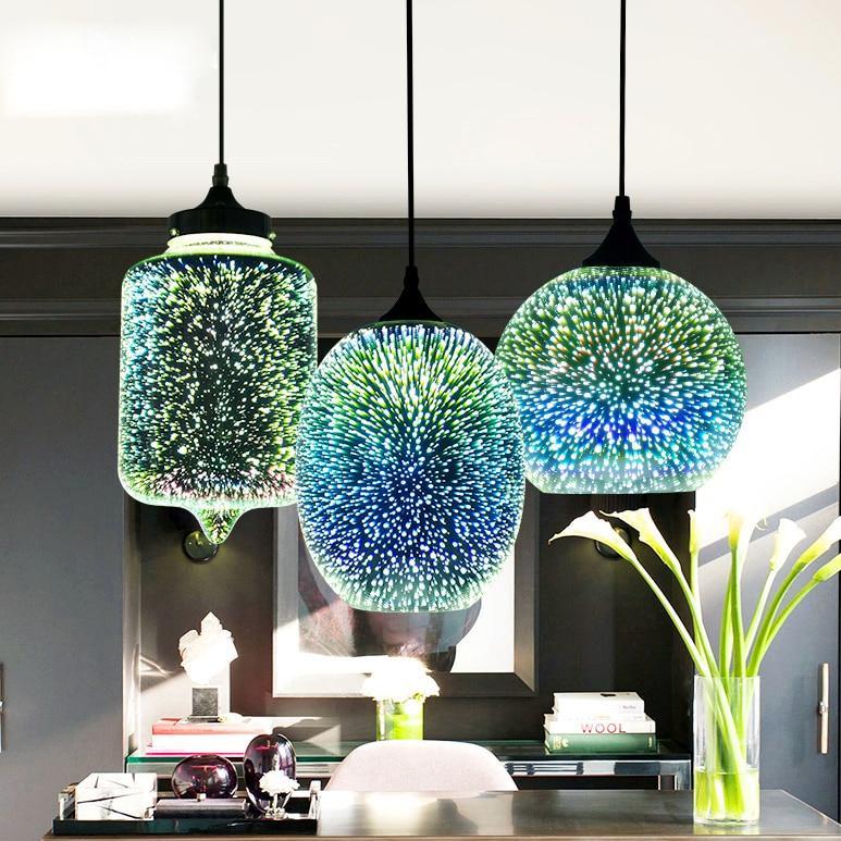 bubble hanging glass pendant lights