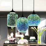 bubble glass pendant lights
