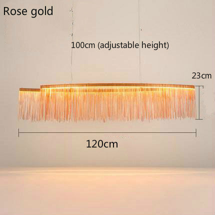 rose gold raindrop chandelier
