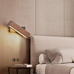 rotating wooden wall sconces