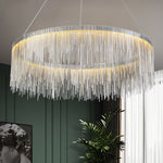 round crystal chandelier