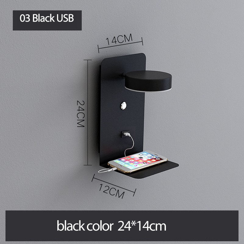 sconce with usb port