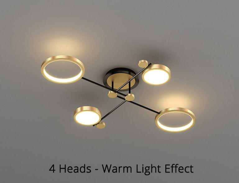 semi flush mount sputnik ceiling fixture