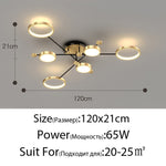 semi flush mount sputnik chandelier​