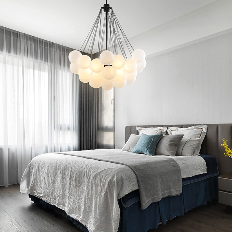 Modern Glass Bubble Chandelier
